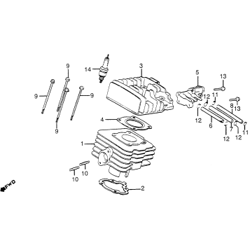 CYLINDER + CYLINDER HEAD