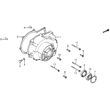 RIGHT CRANKCASE COVER