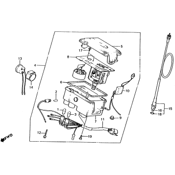 SPEEDOMETER + TACHOMETER 84-86