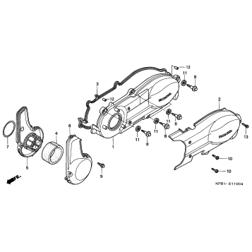 LEFT CRANKCASE COVER