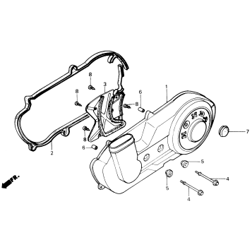 LEFT CRANKCASE COVER