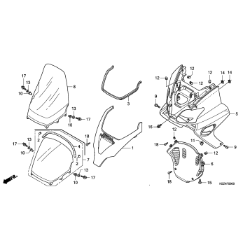 FRONT COVER + WINDSCREEN