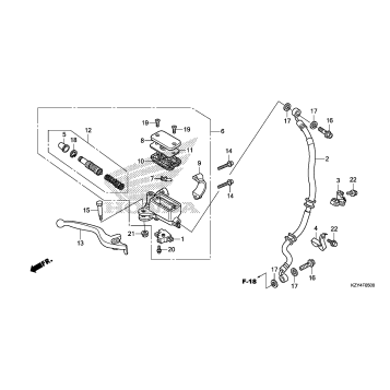 FRONT BRAKE MASTER CYLINDER