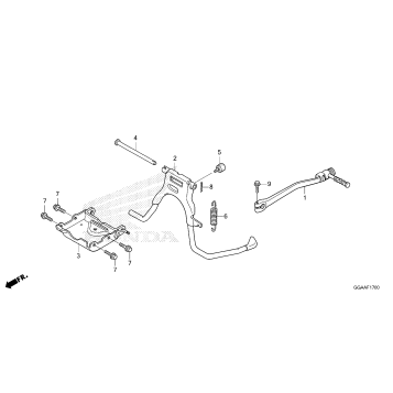 STAND@KICK STARTER ARM