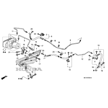 REAR BRAKE PIPE (FSC600A)