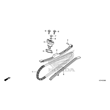 CAM CHAIN + TENSIONER
