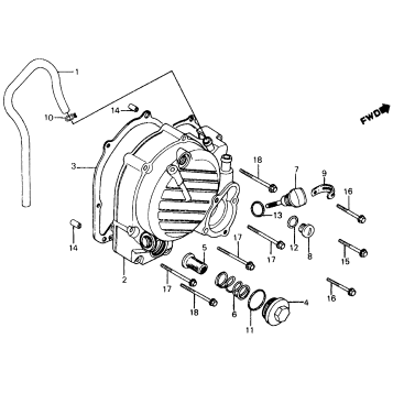RIGHT CRANKCASE COVER