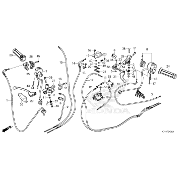 HANDLE LEVER@SWITCH@CABLE