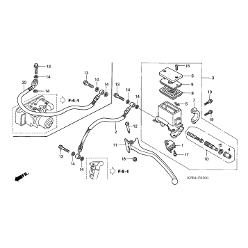 REAR BRAKE MASTER        CYLINDER