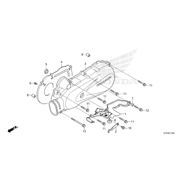 LEFT CRANKCASE COVER
