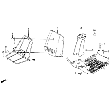 FRONT COVER + LEG SHIELD