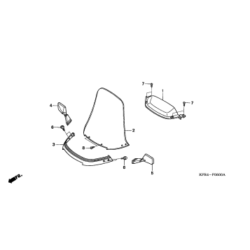 METER VISOR + WINDSCREEN