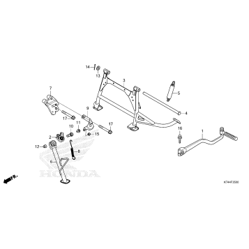 KICK STARTER ARM@STAND