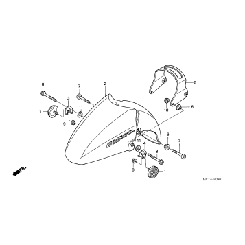 FRONT FENDER             (FSC600A'03-'05)