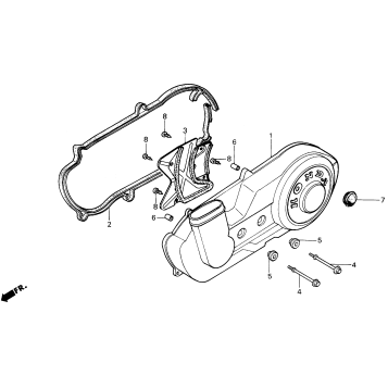 LEFT CRANKCASE COVER