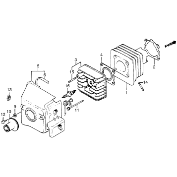 CYLINDER + CYLINDER HEAD