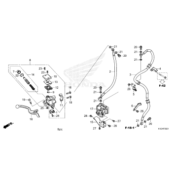 FRONT BRAKE MASTER       CYLINDER (2)
