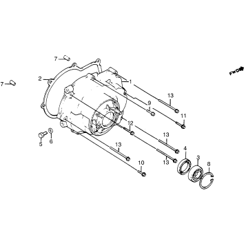 RIGHT CRANKCASE COVER