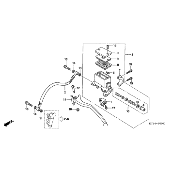 REAR BRAKE MASTER CYLINDER