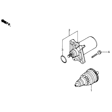 STARTER MOTOR 88-93