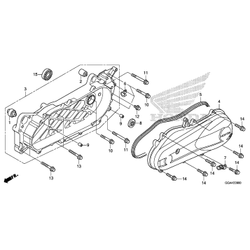 SWINGARM@LEFT SIDE COVER