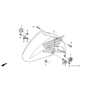 FRONT FENDER (FSC600D'06)