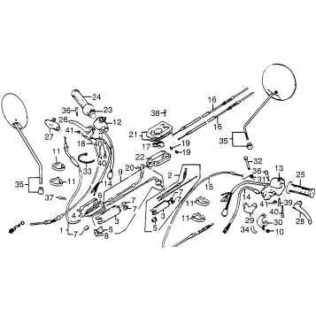 CONTROL LEVERS + CABLES + SWITCHES