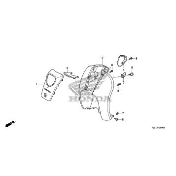 FRONT COVER + LEG SHIELD