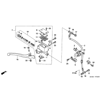 FRONT BRAKE MASTER CYLINDER