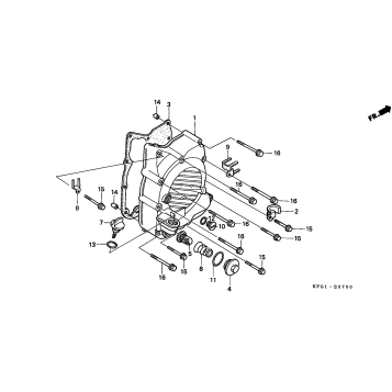 RIGHT CRANKCASE COVER