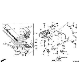 FRONT BRAKE MASTER       CYLINDER (FSC600A)