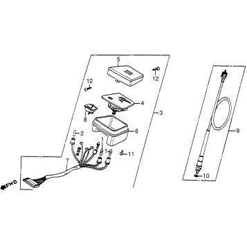 SPEEDOMETER + FUEL GAGE