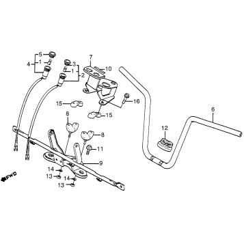 HANDLEBAR + TOP BRIDGE