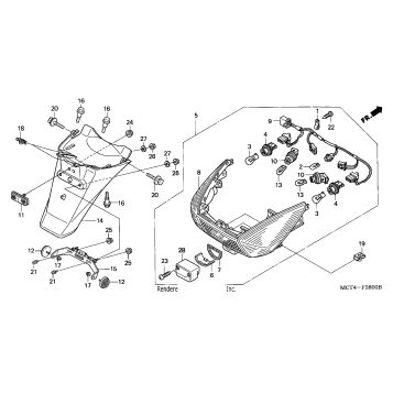 TAILLIGHT@REAR FENDER