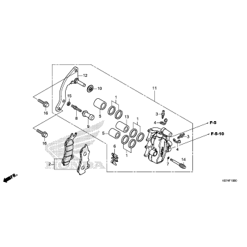 FRONT BRAKE CALIPER (1)