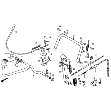 STAND + REAR BRAKE PEDAL