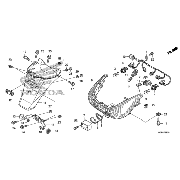 TAILLIGHT@REAR FENDER