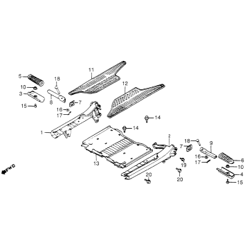 FLOOR PANEL + FLOOR BOARD
