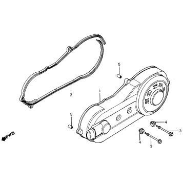 LEFT CRANKCASE COVER