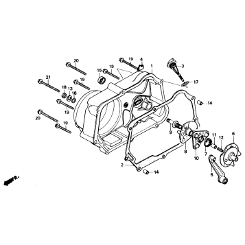 RIGHT CRANKCASE COVER
