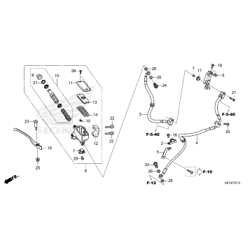 FRONT BRAKE MASTER       CYLINDER (2)