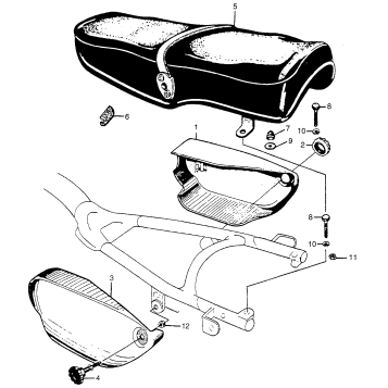 AIR CLEANER CASE + SEAT