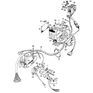 WIRE HARNESS + BATTERY