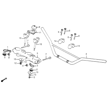 HANDLEBAR + TOP BRIDGE