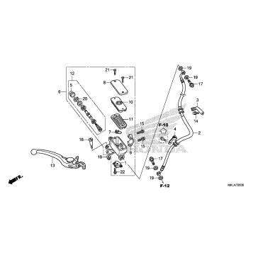 FRONT BRAKE MASTER       CYLINDER (1)