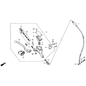 FRONT BRAKE MASTER CYLINDER