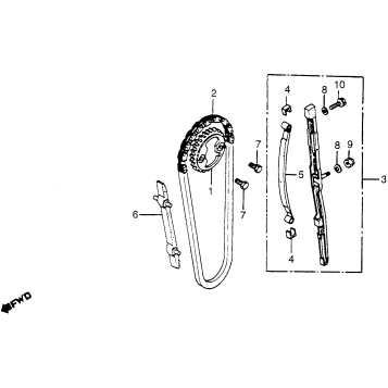 CAM CHAIN + TENSIONER