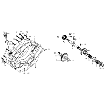 RIGHT CRANKCASE COVER