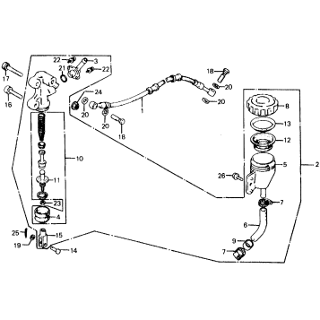 REAR BRAKE MASTER CYLINDER