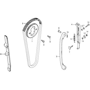 CAM CHAIN + TENSIONER